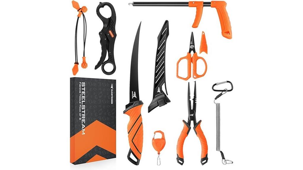 eight piece fishing tool set