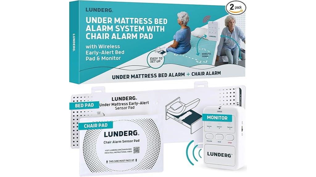 elderly bed chair alarms