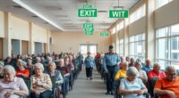 elderly emergency evacuation strategies