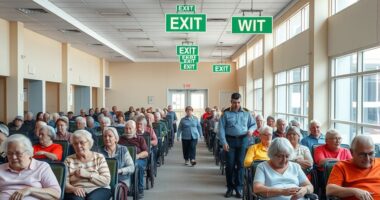 elderly emergency evacuation strategies