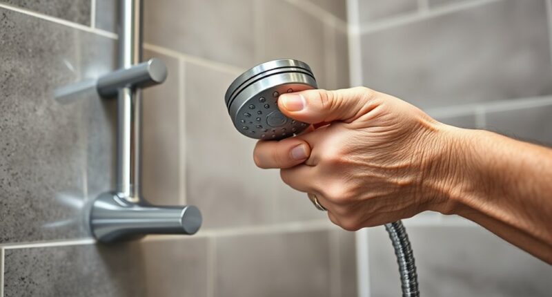 elderly friendly shower head options