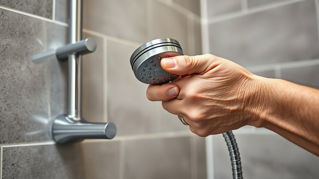 elderly friendly shower head options