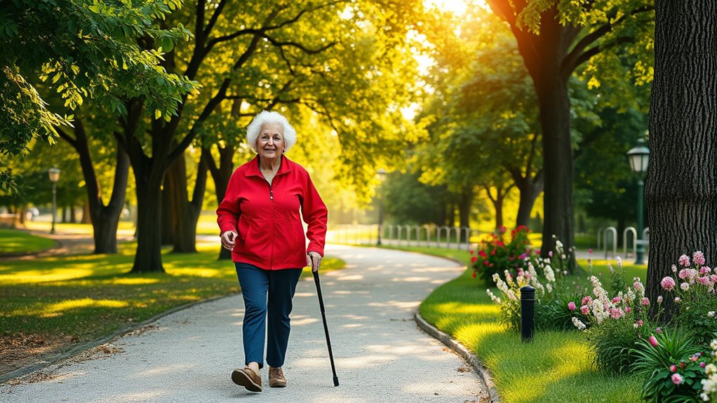elderly health daily walks
