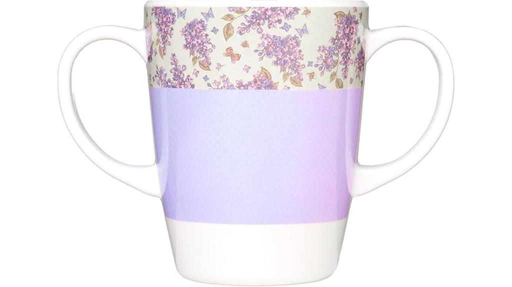 elderly melamine mug handle