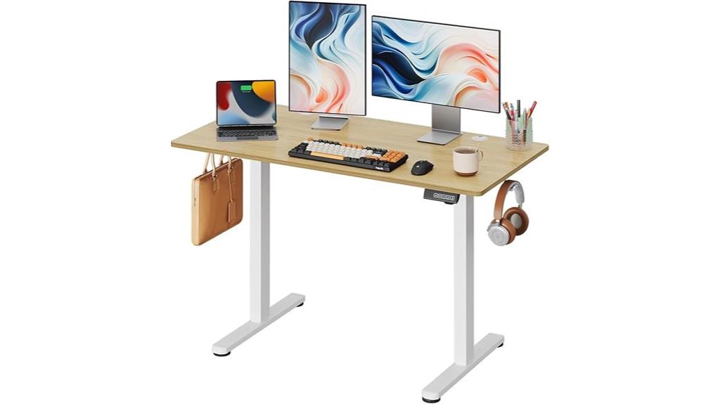 electric adjustable sit stand desk