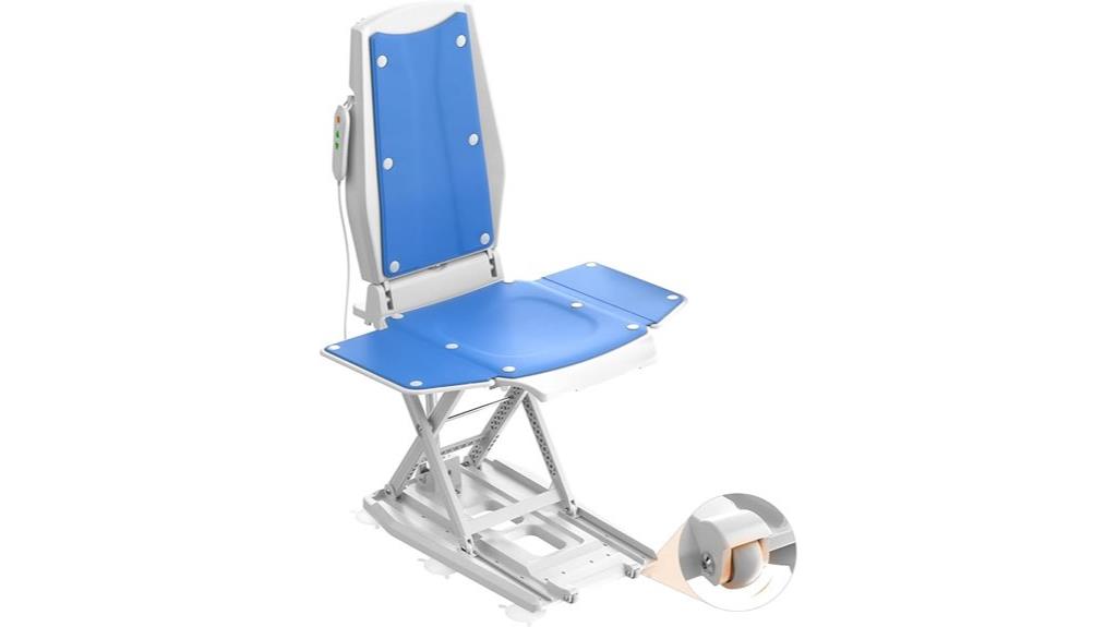 electric bath lift with wheels