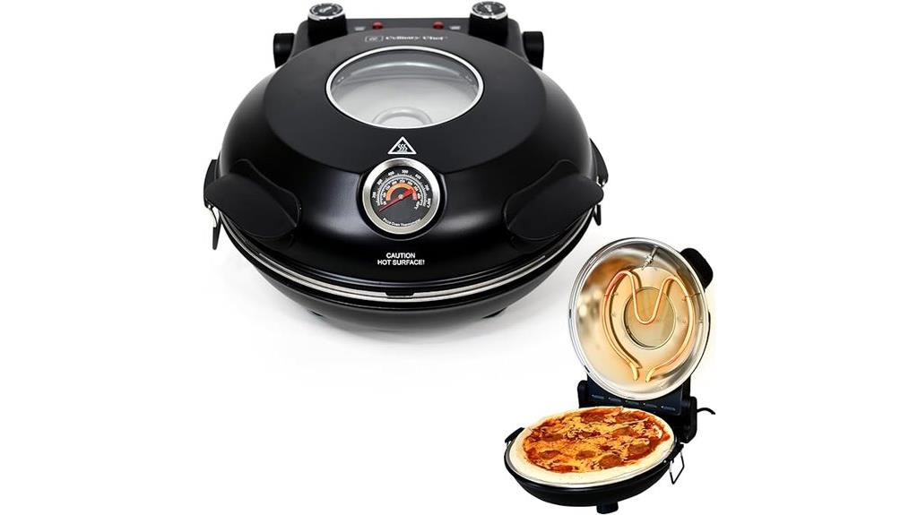 electric pizza oven features