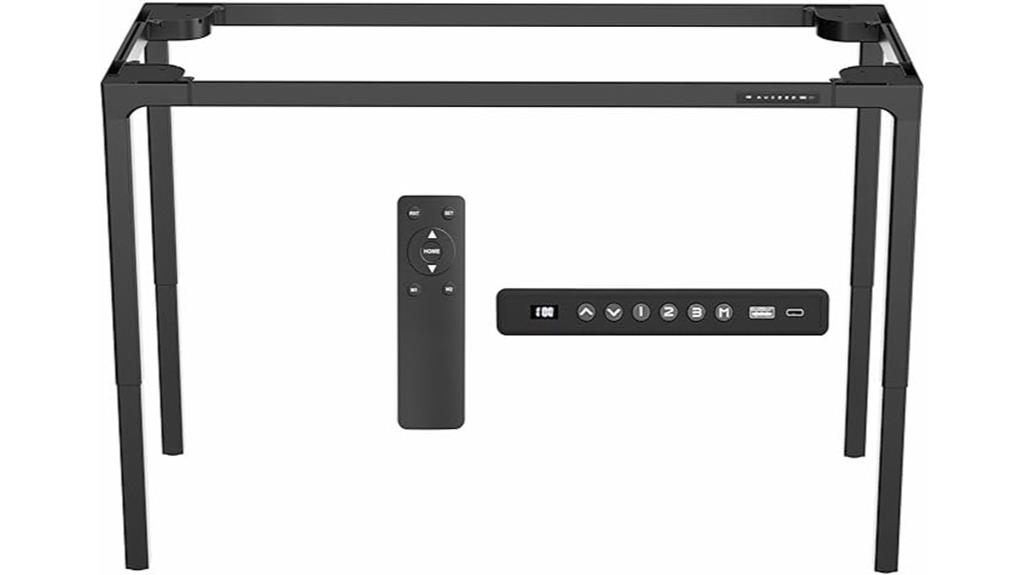 electric standing desk frame