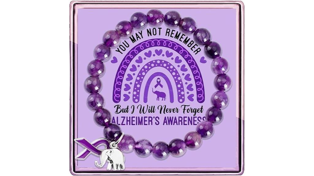 elephant alzheimer s awareness bracelet
