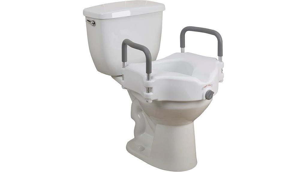 elevated seat with arms