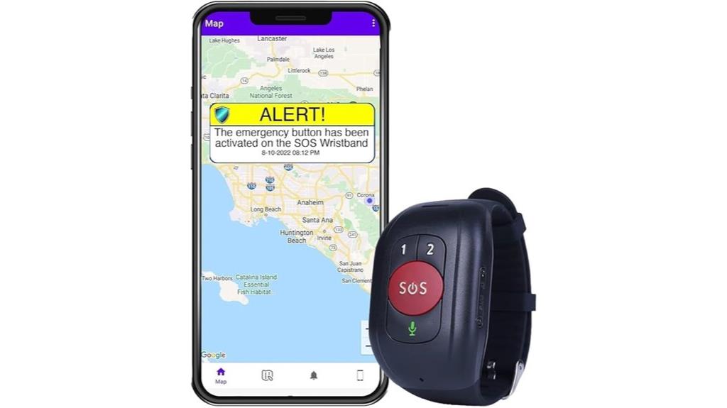 emergency gps senior wristband