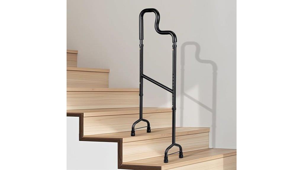 enhanced stair climbing cane