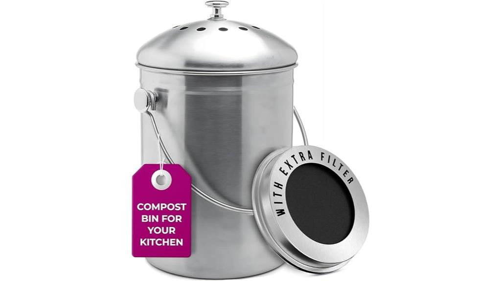 epica 1 3 gallon compost bin