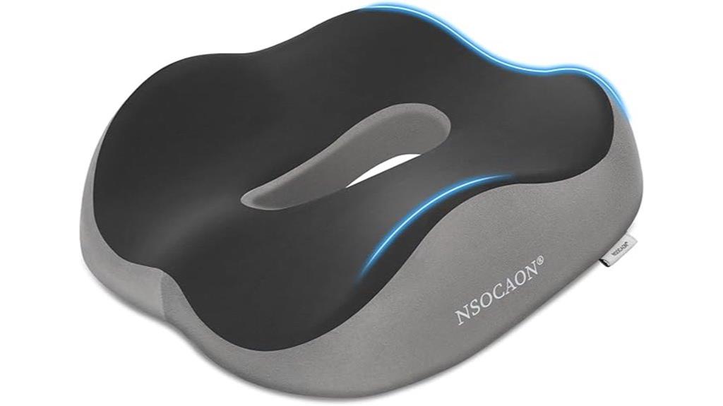 ergonomic memory foam cushion