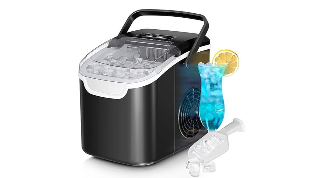 fast countertop ice maker