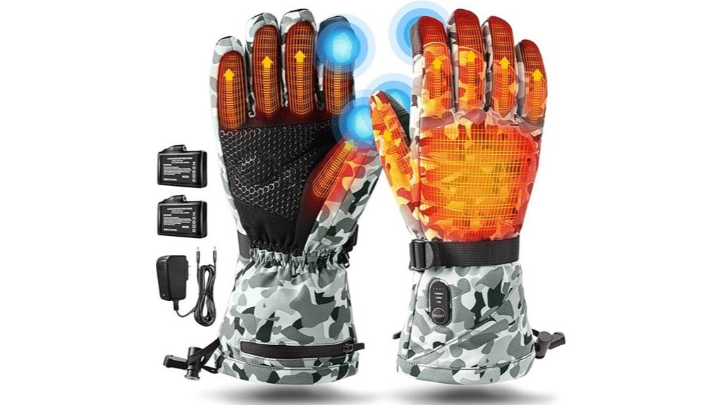 fast heating rechargeable gloves