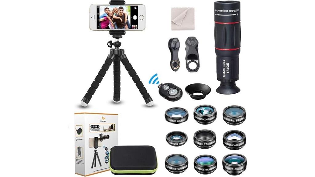 fifteen in one lens kit