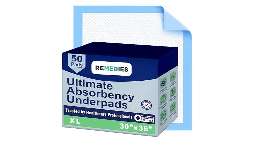 fifty disposable bed pads