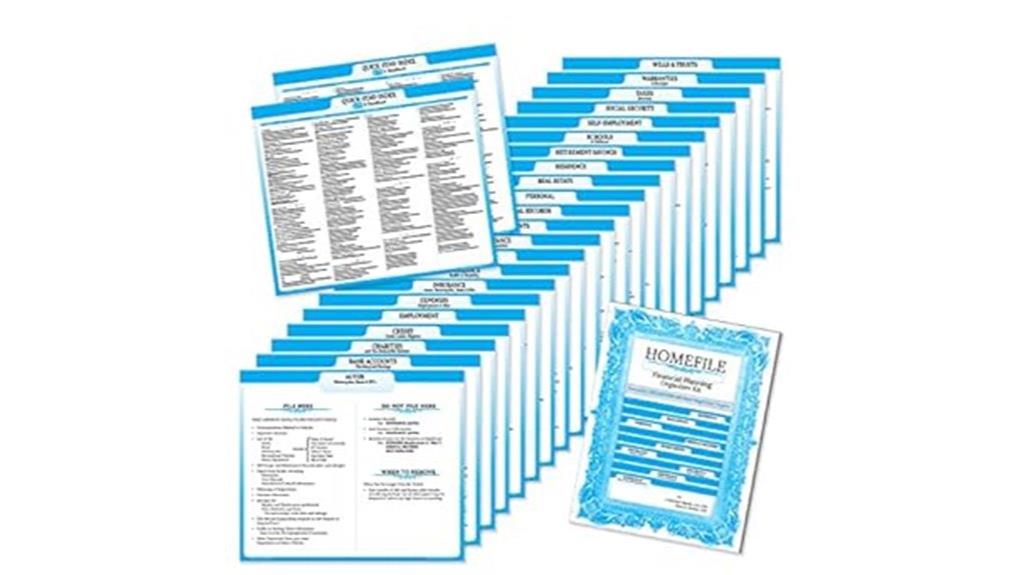 financial planning organization kit