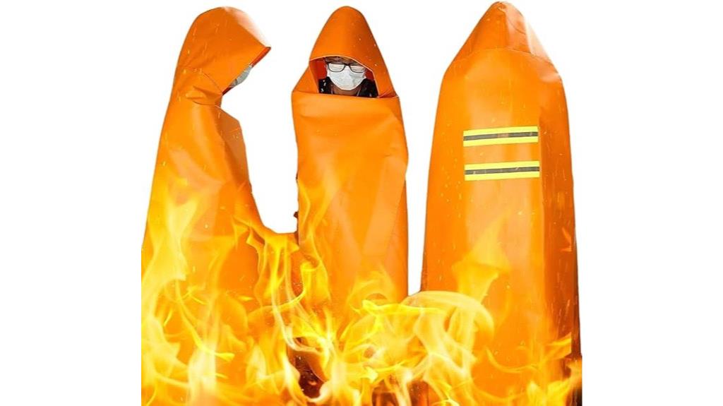 fireproof fire escape cloak