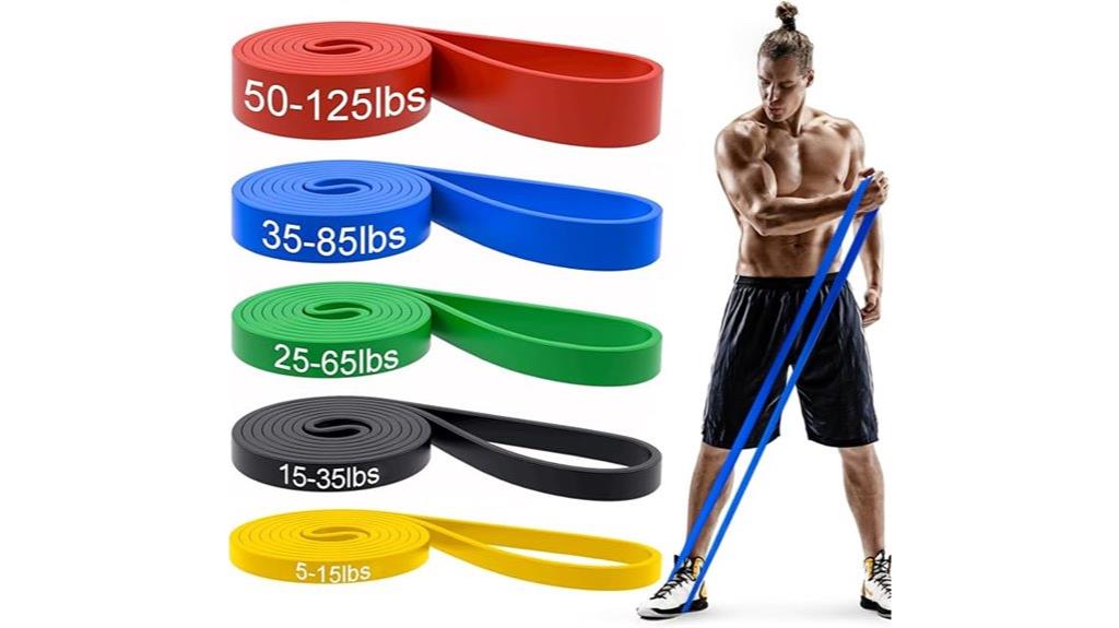 flexible exercise resistance bands