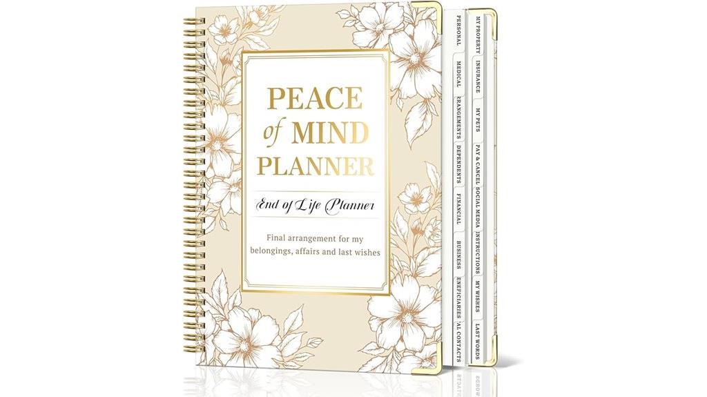 flower themed life organizer
