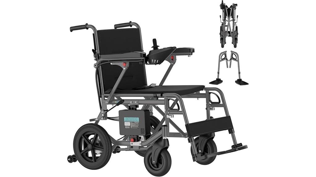 foldable adult electric wheelchair