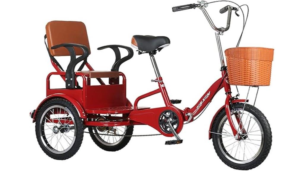 foldable adult tricycle