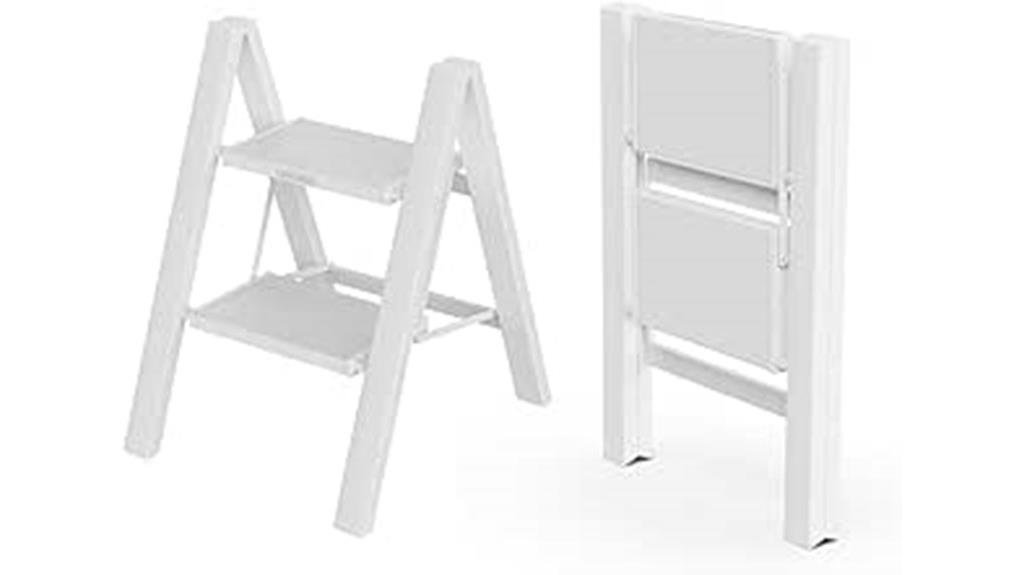 foldable aluminum step ladder