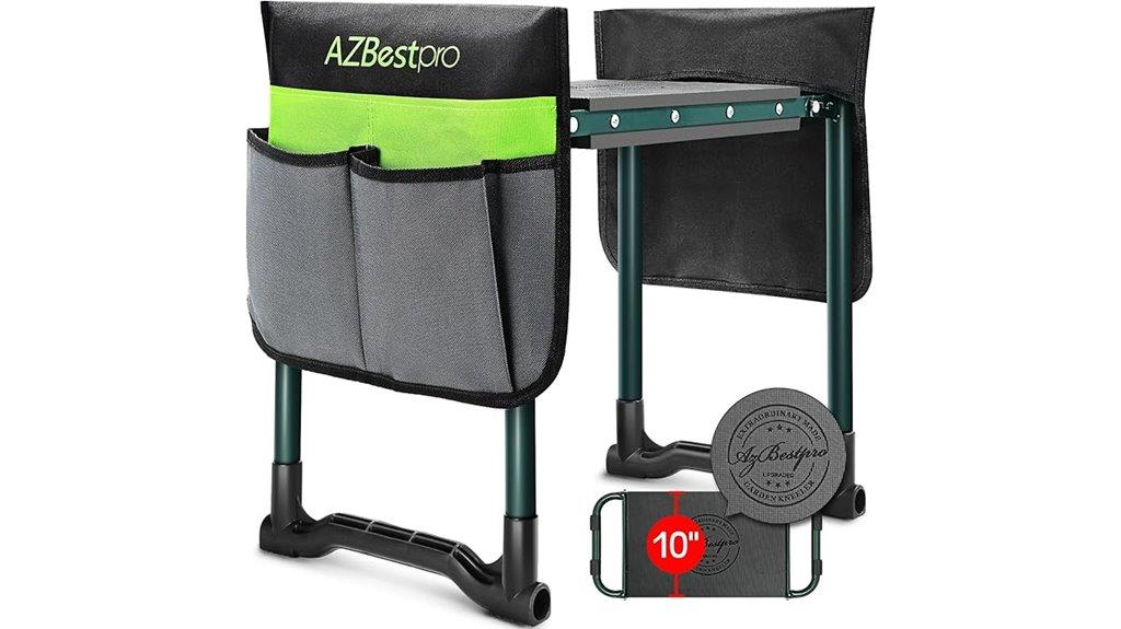 foldable garden kneeler seat