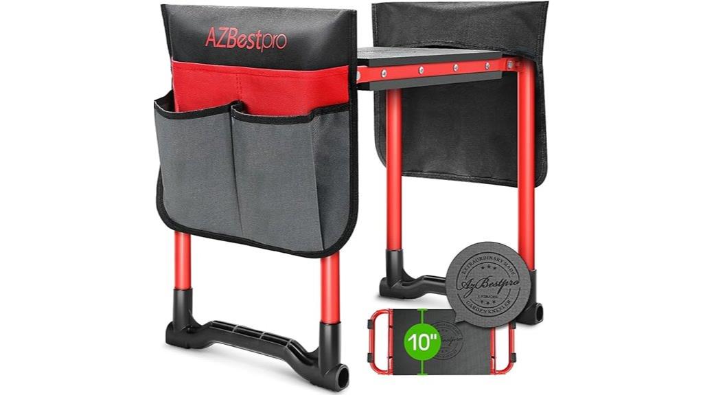 foldable garden kneeler seat