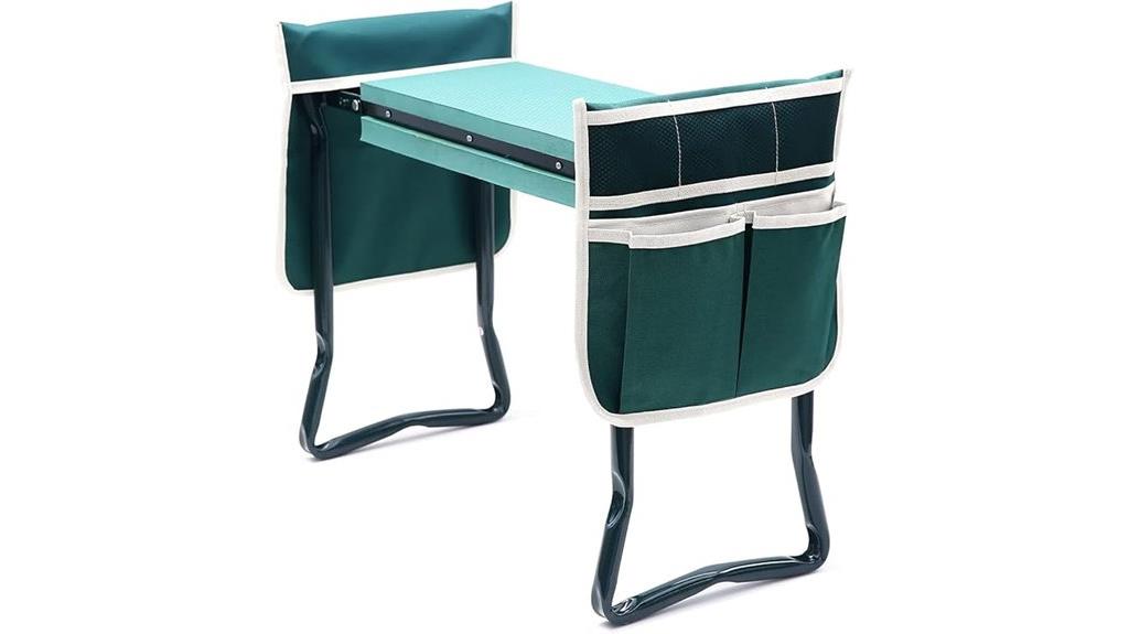 foldable garden kneeler seat