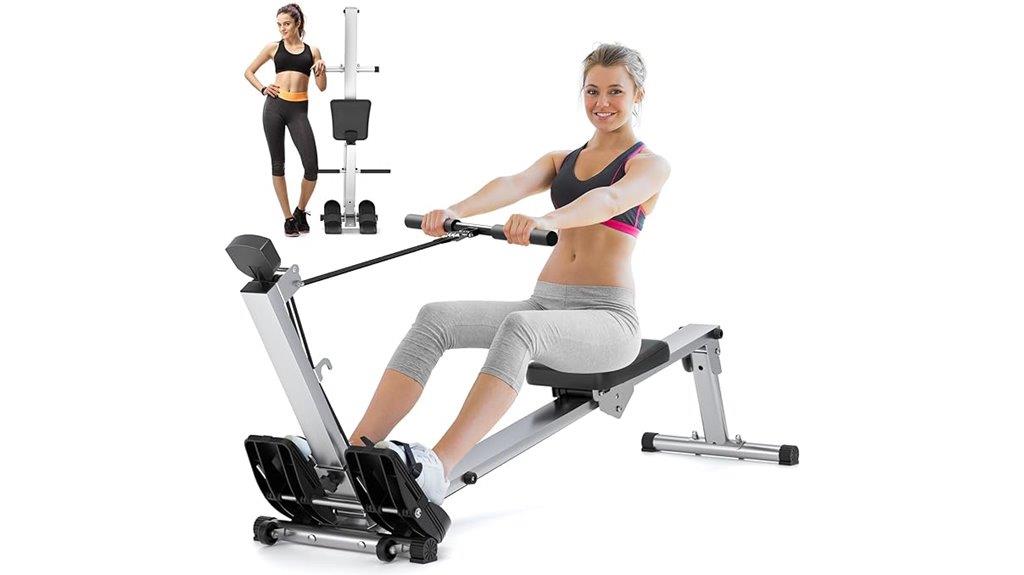 foldable rowing machine monitor