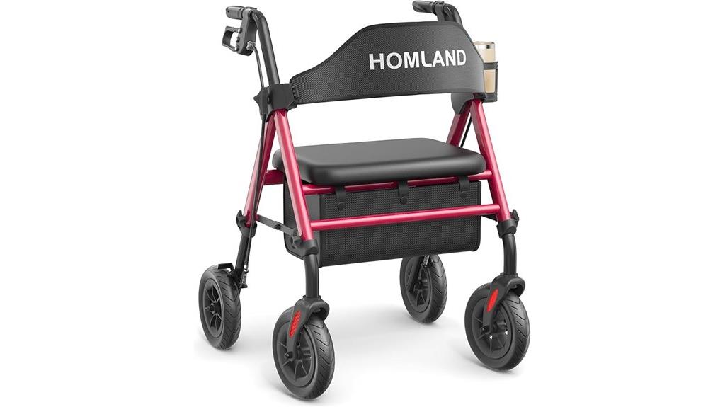 foldable senior seat walker