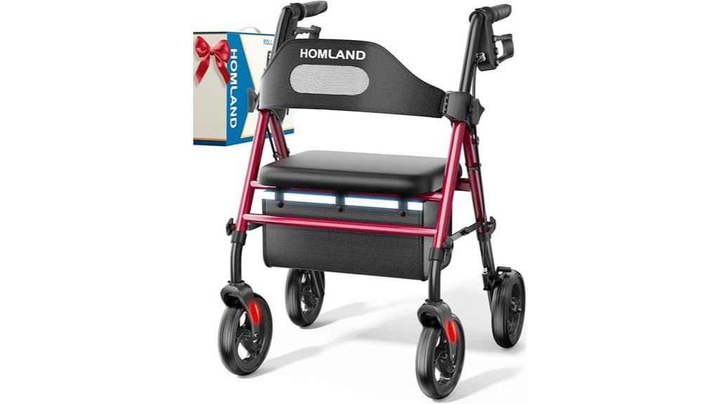 foldable senior walker