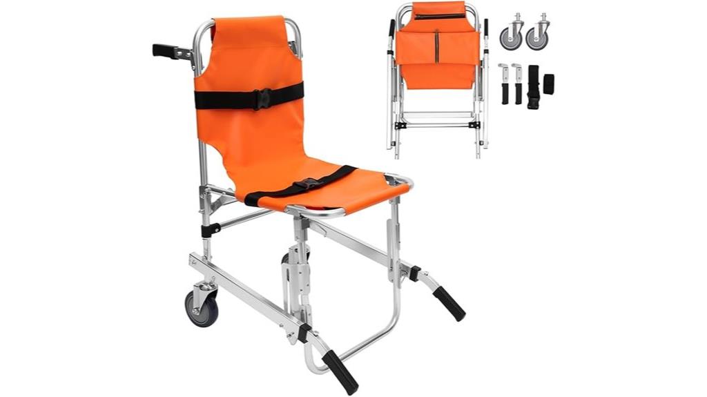 foldable stair climbing wheelchair