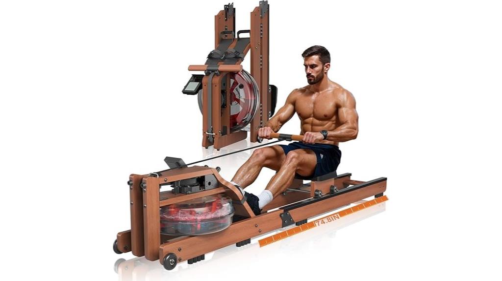 foldable water rowing machine