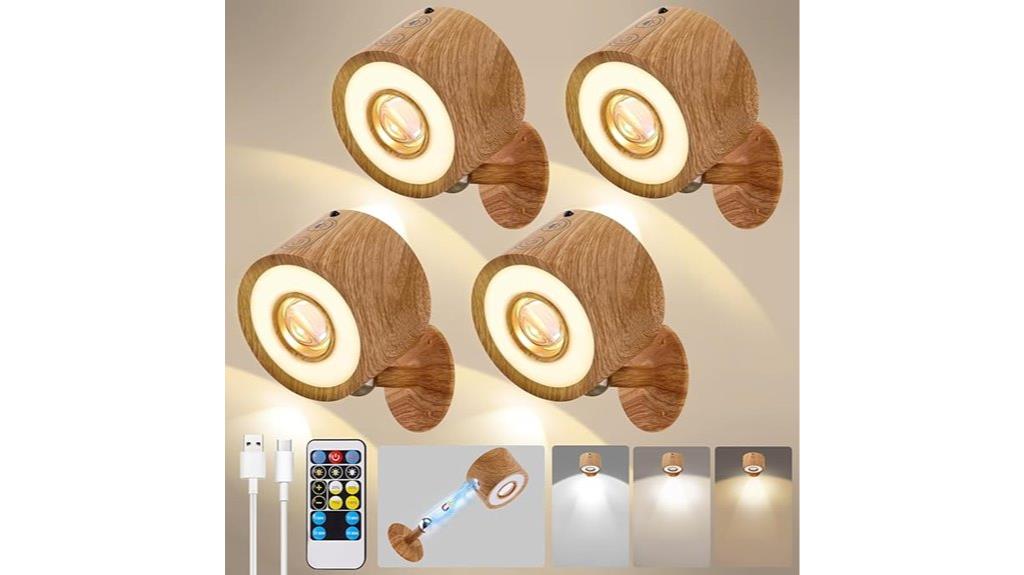 four led wall lights