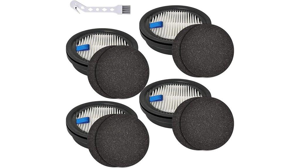 four pack vacuum filters