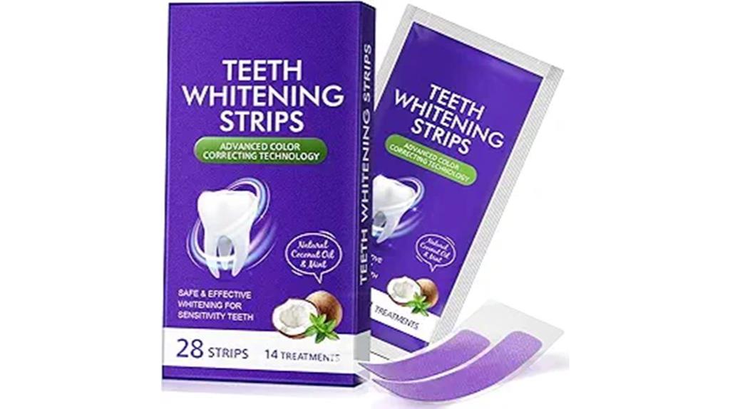 four treatments twenty eight strips
