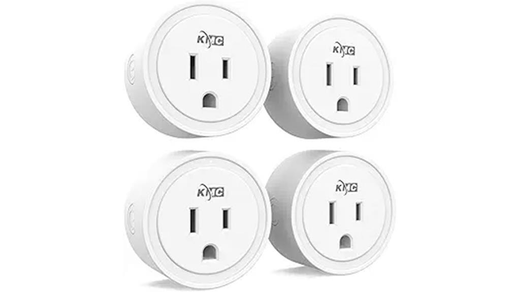 four wi fi smart outlets