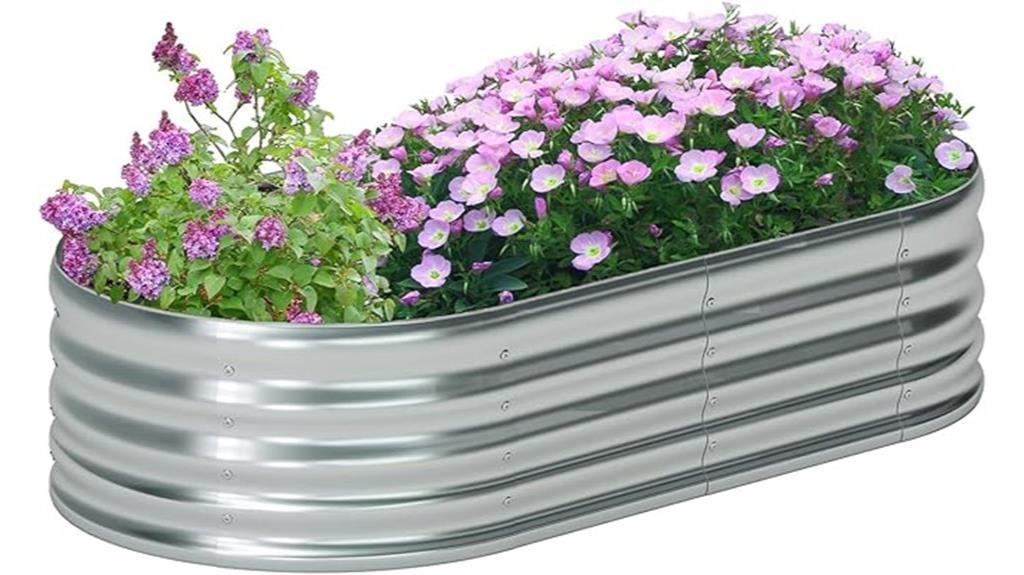 galvanized 6x3x1 3ft bed