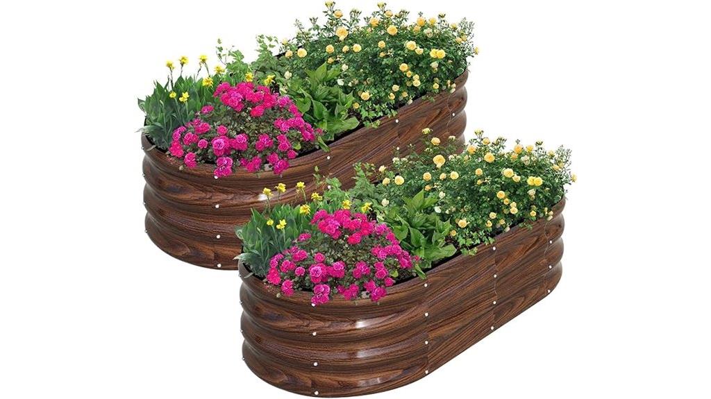 galvanized raised garden bed
