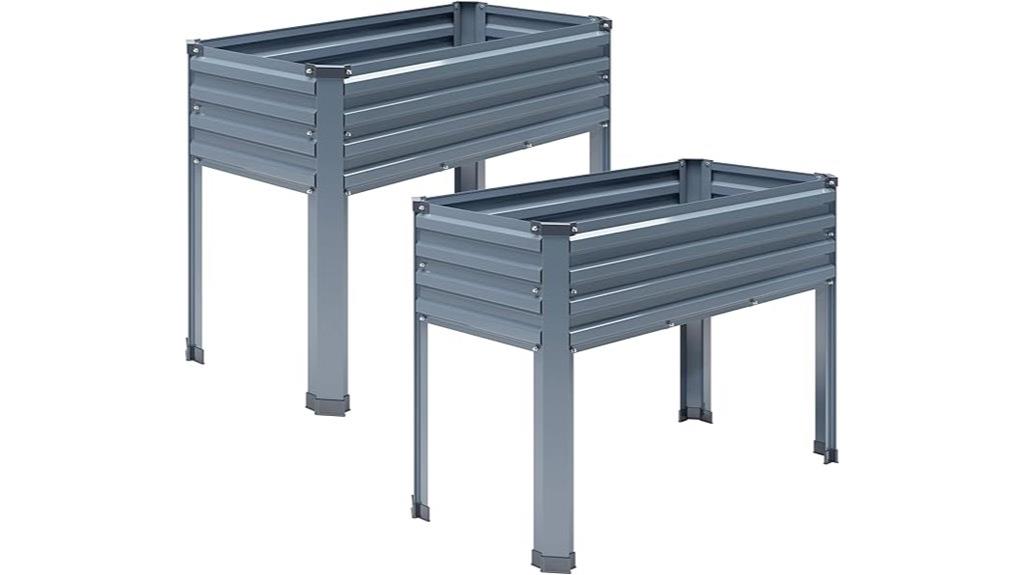 galvanized steel garden bed