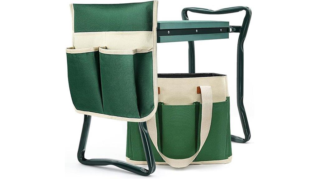 garden kneeler with accessories