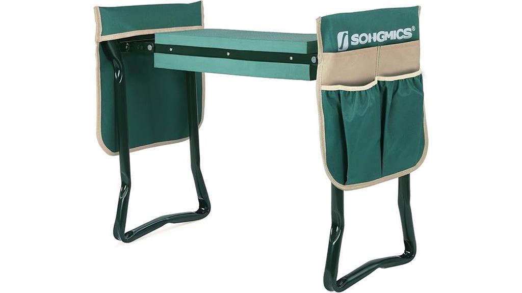 garden kneeler with tool bags
