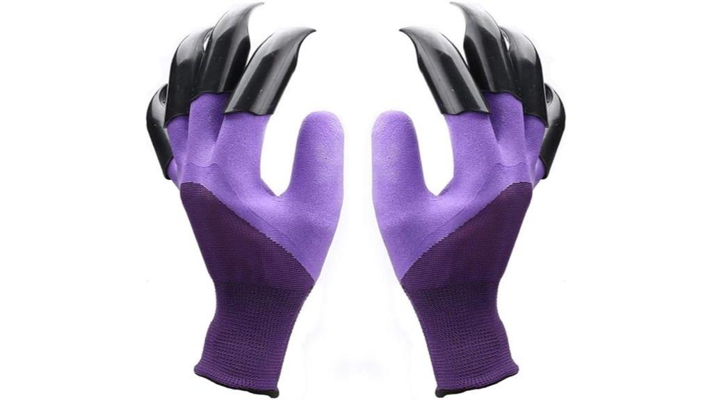 gardening gloves with claws
