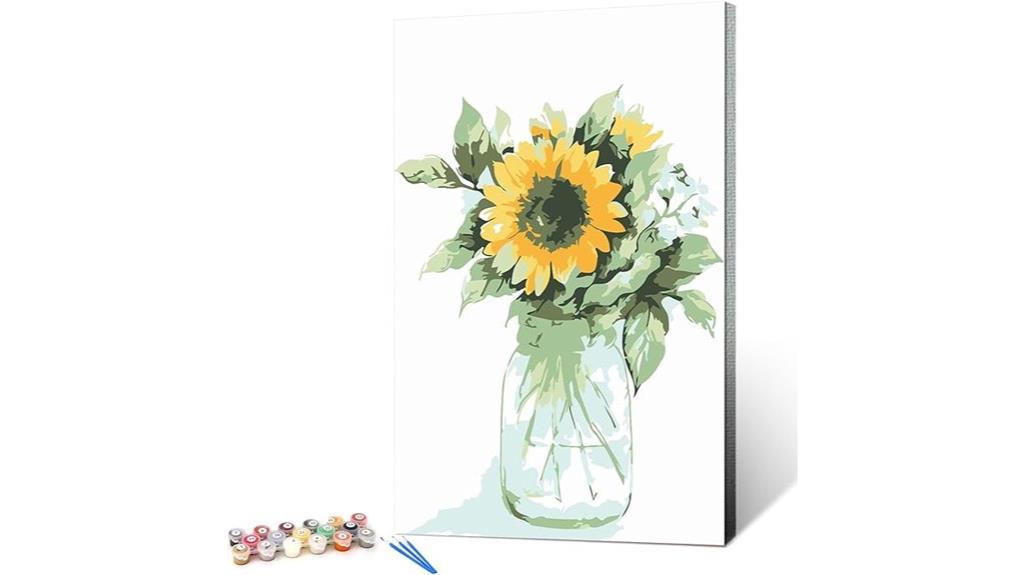 ginkgo paint by numbers kit