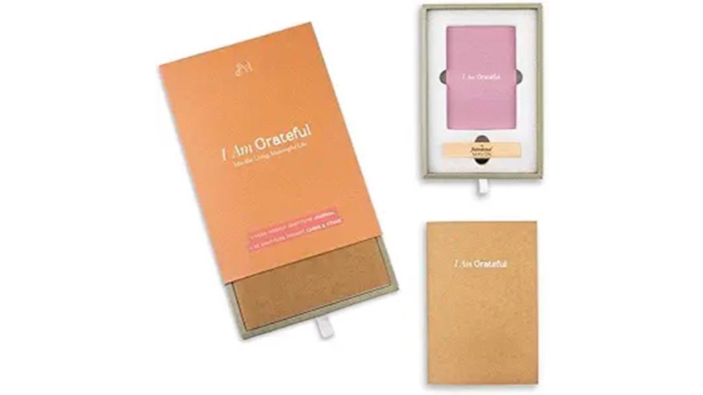 gratitude journal with affirmation cards