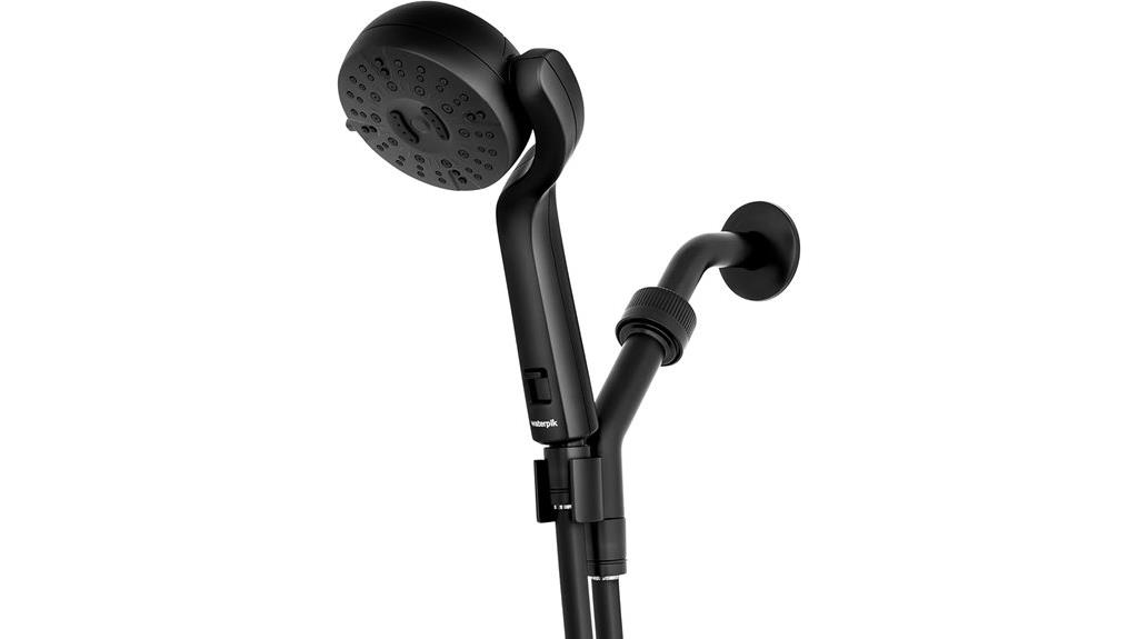 handheld shower with caddy